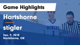 Hartshorne  vs stigler  Game Highlights - Jan. 9, 2018