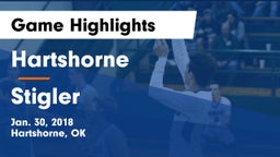Hartshorne  vs Stigler  Game Highlights - Jan. 30, 2018