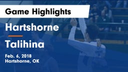 Hartshorne  vs Talihina  Game Highlights - Feb. 6, 2018