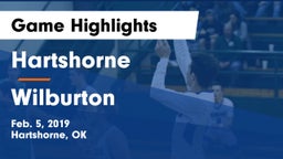 Hartshorne  vs Wilburton  Game Highlights - Feb. 5, 2019