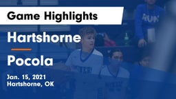Hartshorne  vs Pocola  Game Highlights - Jan. 15, 2021