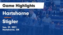 Hartshorne  vs Stigler  Game Highlights - Jan. 29, 2021