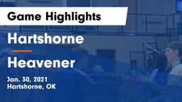 Hartshorne  vs Heavener  Game Highlights - Jan. 30, 2021