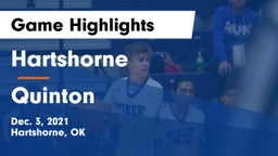Hartshorne  vs Quinton  Game Highlights - Dec. 3, 2021