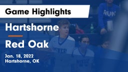 Hartshorne  vs Red Oak  Game Highlights - Jan. 18, 2022