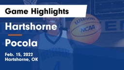 Hartshorne  vs Pocola  Game Highlights - Feb. 15, 2022