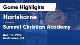 Hartshorne  vs Summit Christian Academy  Game Highlights - Dec. 10, 2022