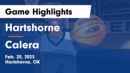 Hartshorne  vs Calera  Game Highlights - Feb. 20, 2023