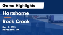 Hartshorne  vs Rock Creek  Game Highlights - Dec. 9, 2023