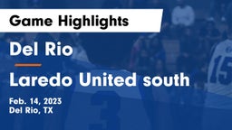 Del Rio  vs Laredo United south Game Highlights - Feb. 14, 2023