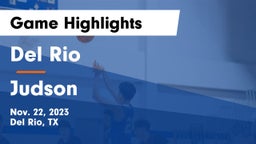Del Rio  vs Judson  Game Highlights - Nov. 22, 2023