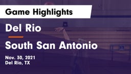 Del Rio  vs South San Antonio  Game Highlights - Nov. 30, 2021