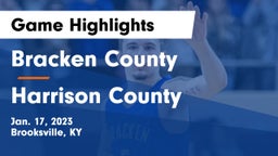 Bracken County vs Harrison County  Game Highlights - Jan. 17, 2023