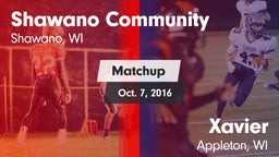 Matchup: Shawano Community vs. Xavier  2016