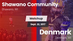 Matchup: Shawano Community vs. Denmark  2017