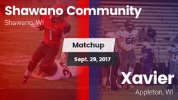 Matchup: Shawano Community vs. Xavier  2017