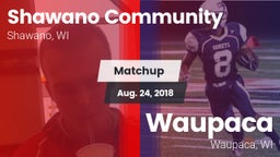 Matchup: Shawano Community vs. Waupaca  2018