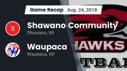 Recap: Shawano Community  vs. Waupaca  2018