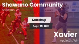 Matchup: Shawano Community vs. Xavier  2018