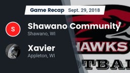 Recap: Shawano Community  vs. Xavier  2018