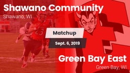 Matchup: Shawano Community vs. Green Bay East  2019