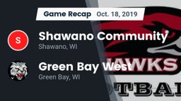 Recap: Shawano Community  vs. Green Bay West 2019