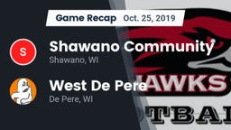 Recap: Shawano Community  vs. West De Pere  2019