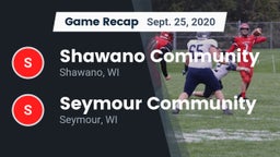 Recap: Shawano Community  vs. Seymour Community  2020