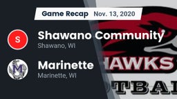 Recap: Shawano Community  vs. Marinette  2020