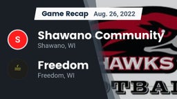 Recap: Shawano Community  vs. Freedom  2022