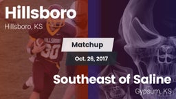 Matchup: Hillsboro High vs. Southeast of Saline  2017