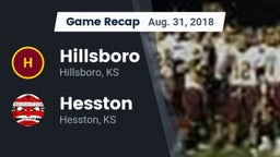 Recap: Hillsboro  vs. Hesston  2018