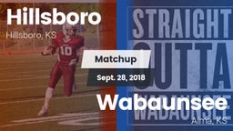 Matchup: Hillsboro High vs. Wabaunsee  2018