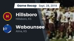Recap: Hillsboro  vs. Wabaunsee  2018