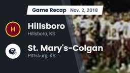 Recap: Hillsboro  vs. St. Mary's-Colgan  2018