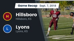Recap: Hillsboro  vs. Lyons  2018