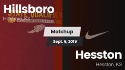 Matchup: Hillsboro High vs. Hesston  2019