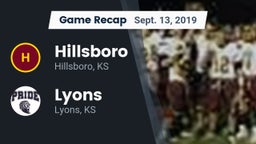 Recap: Hillsboro  vs. Lyons  2019