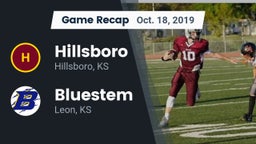 Recap: Hillsboro  vs. Bluestem  2019
