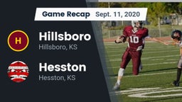 Recap: Hillsboro  vs. Hesston  2020