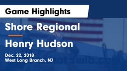 Shore Regional  vs Henry Hudson Game Highlights - Dec. 22, 2018