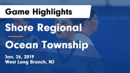 Shore Regional  vs Ocean Township Game Highlights - Jan. 26, 2019