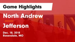 North Andrew  vs Jefferson  Game Highlights - Dec. 18, 2018