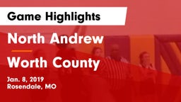 North Andrew  vs Worth County  Game Highlights - Jan. 8, 2019