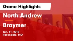 North Andrew  vs Braymer  Game Highlights - Jan. 31, 2019