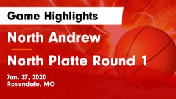 North Andrew  vs North Platte Round 1 Game Highlights - Jan. 27, 2020