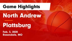 North Andrew  vs Plattsburg  Game Highlights - Feb. 3, 2020