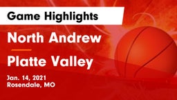 North Andrew  vs Platte Valley  Game Highlights - Jan. 14, 2021