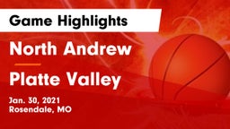 North Andrew  vs Platte Valley  Game Highlights - Jan. 30, 2021