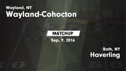 Matchup: Wayland-Cohocton vs. Haverling  2016